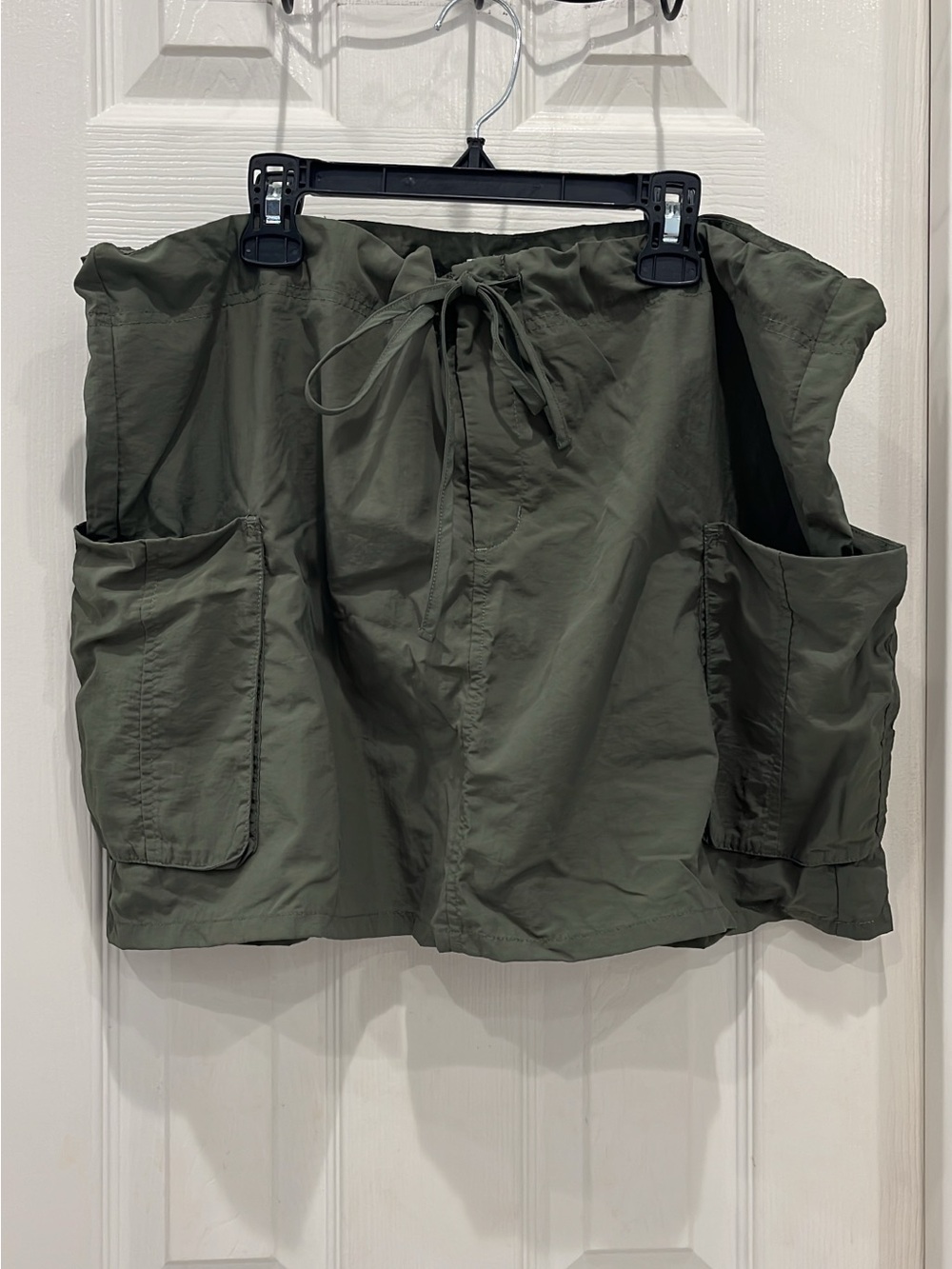 bp Olive Cargo Waistband Skirt - Military Green